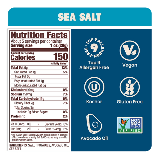 Jackson's Sweet Potato Sea Salt Chips