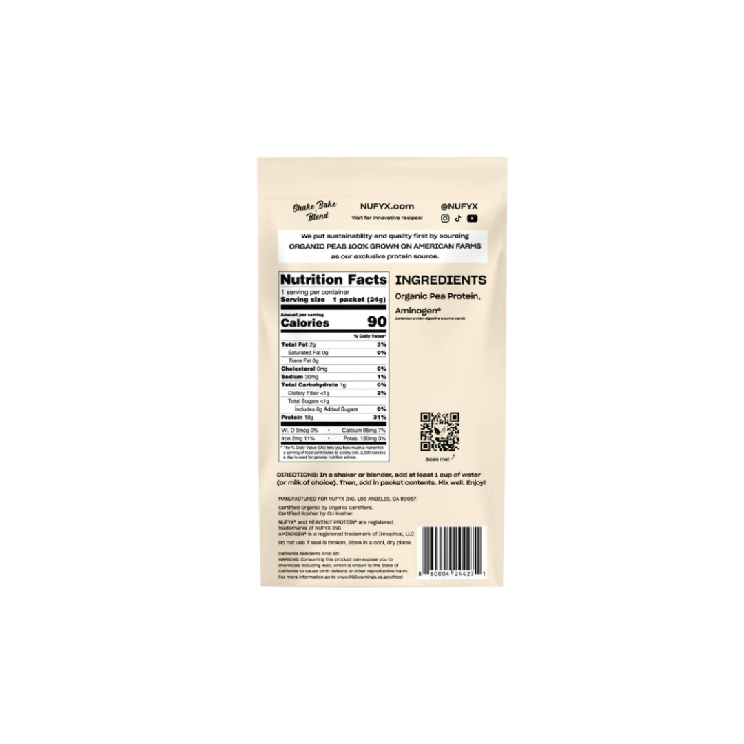 Nufyx Simply Plain Heavenly Protein Powder (Packet)