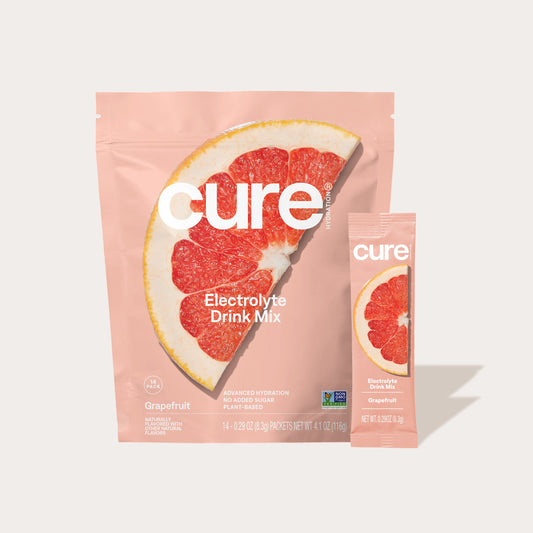 Préparation pour boisson électrolytique Cure Hydration - Pamplemousse (sachet)