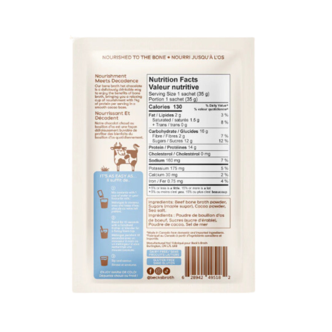 Beck's Broth Hot Chocolate (Packet)