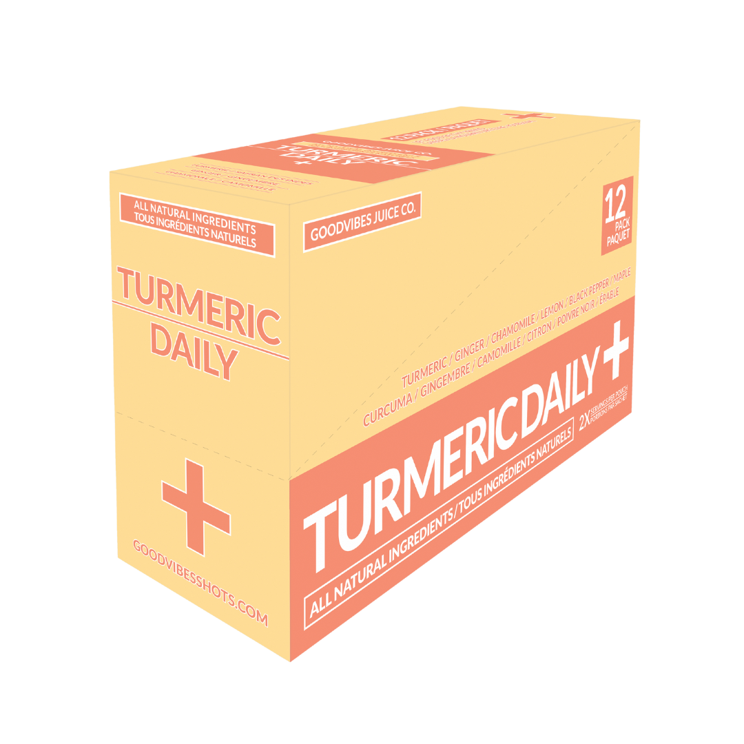 Goodvibes Juice Co. Turmeric Daily Shot Box
