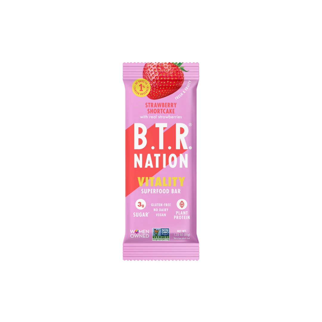 B.T.R Superfood bar - Strawberry Shortcake