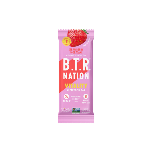 B.T.R Superfood bar - Strawberry Shortcake