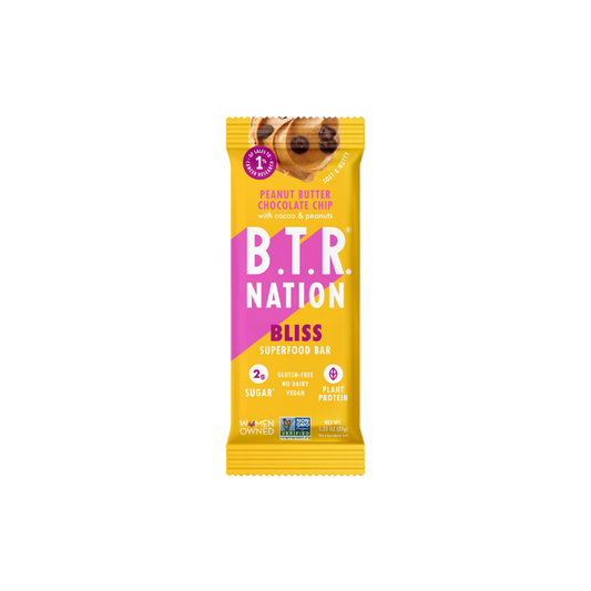 B.T.R Superfood bar - Peanut Butter Chocolate Chip