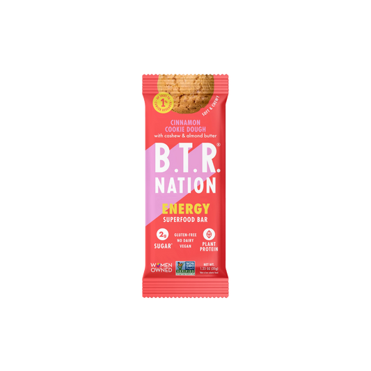 B.T.R Superfood bar - Cinnamon Cookie Dough