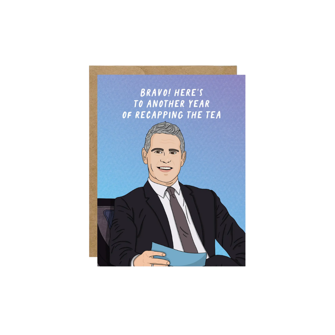 Carte : Récapitulatif de l'anniversaire d'Andy Tea