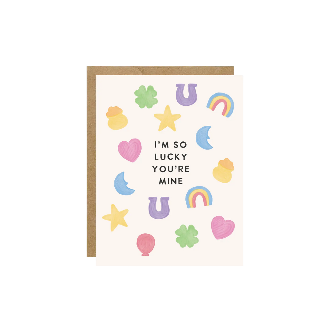 Card: So Lucky You're Mine