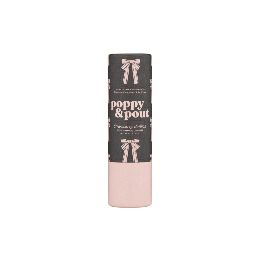 Poppy & Pout - Strawberry Bonbon Lip Balm