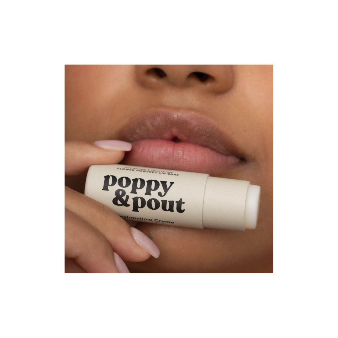Poppy & Pout - Marshmallow Creme Lip Balm
