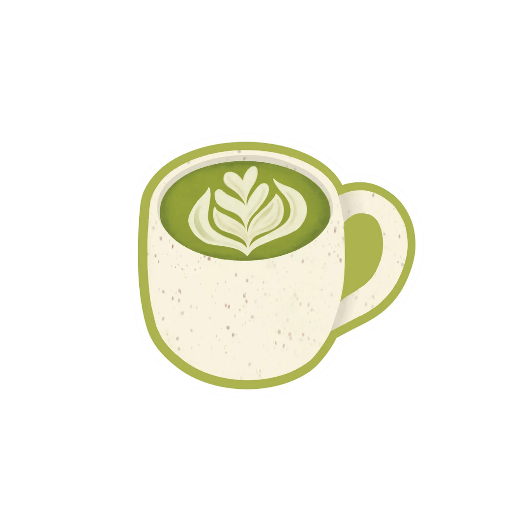 Sticker - Cozy Matcha Latte