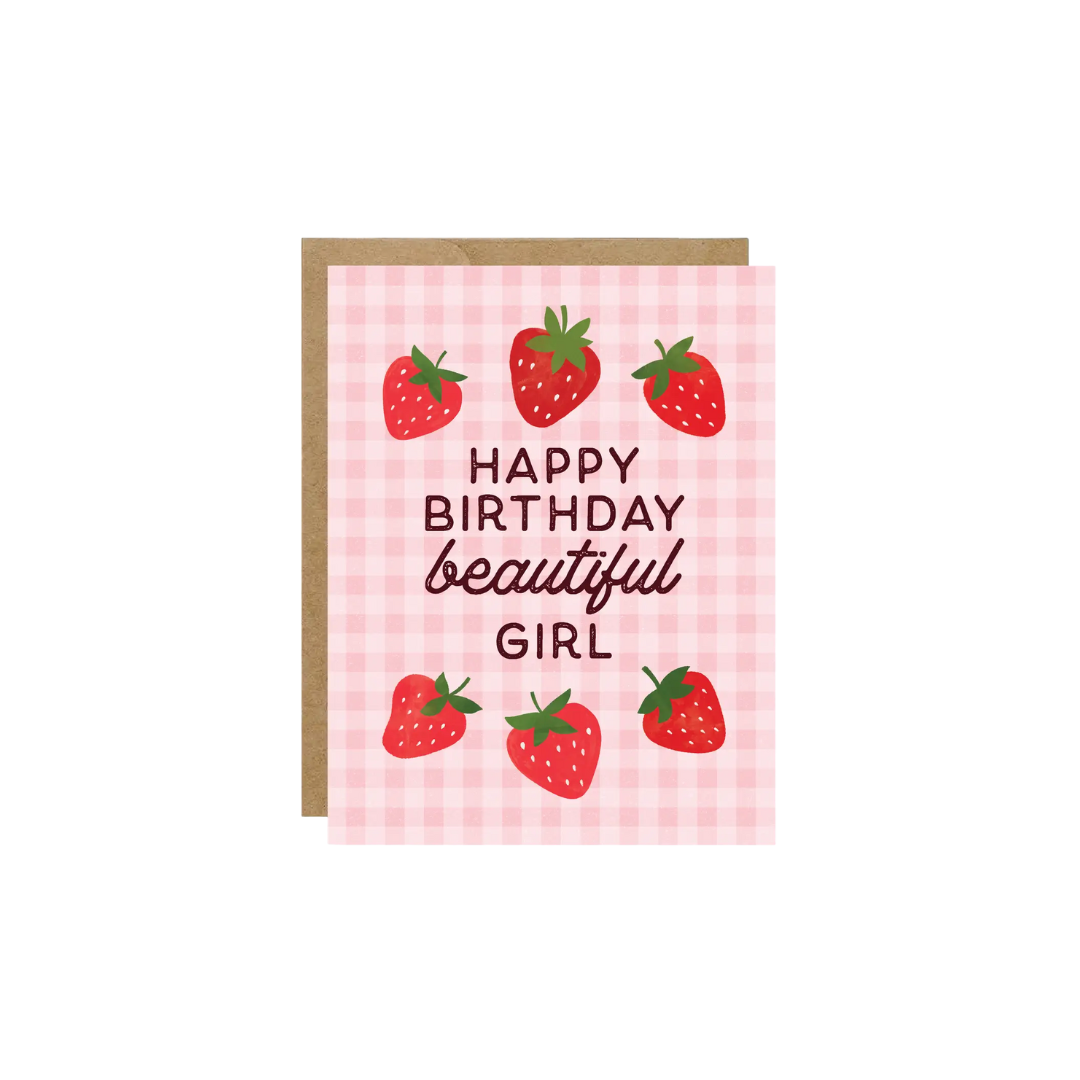 Card - Happy Birthday Beautiful Girl