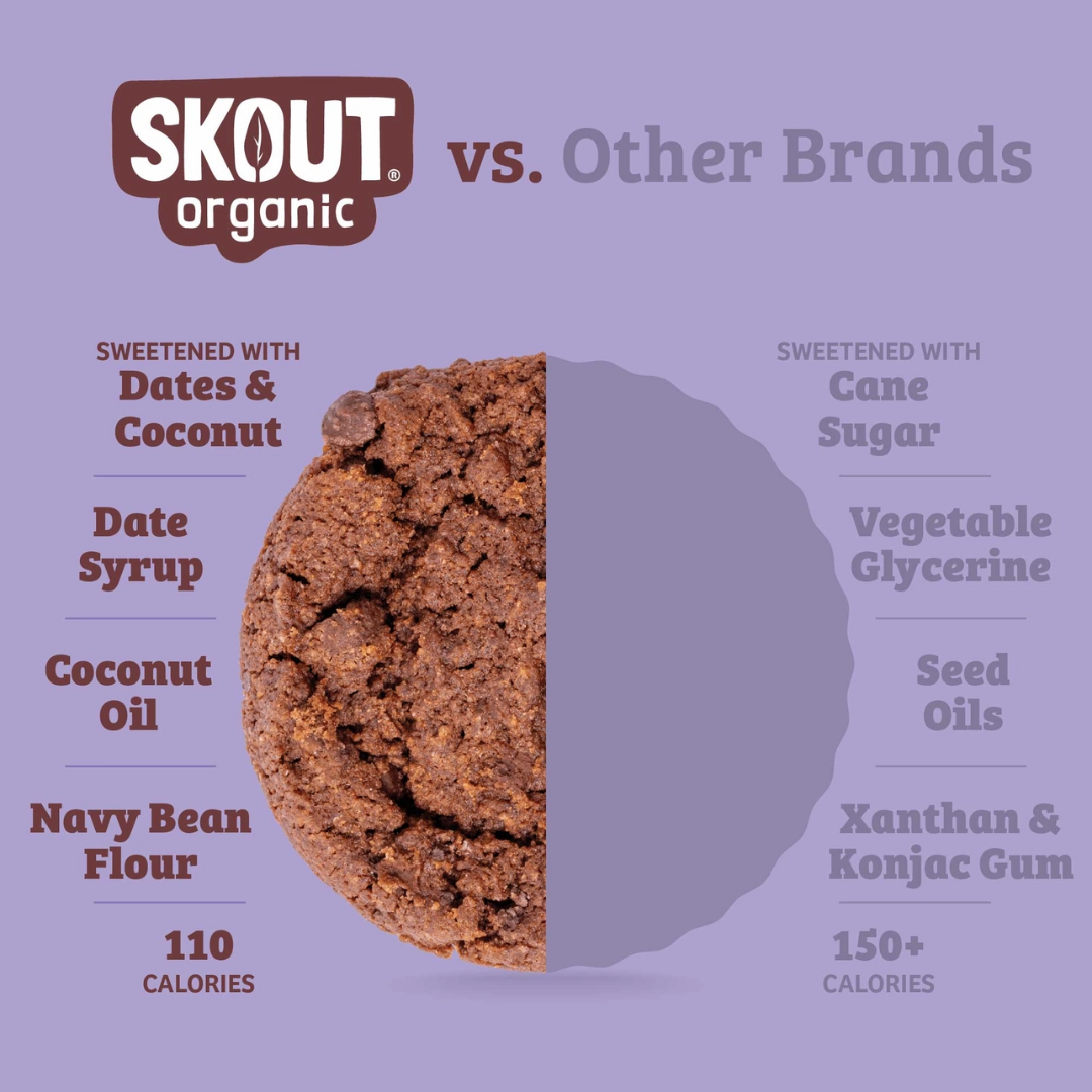 Skout Organic - Biscuits moelleux double chocolat
