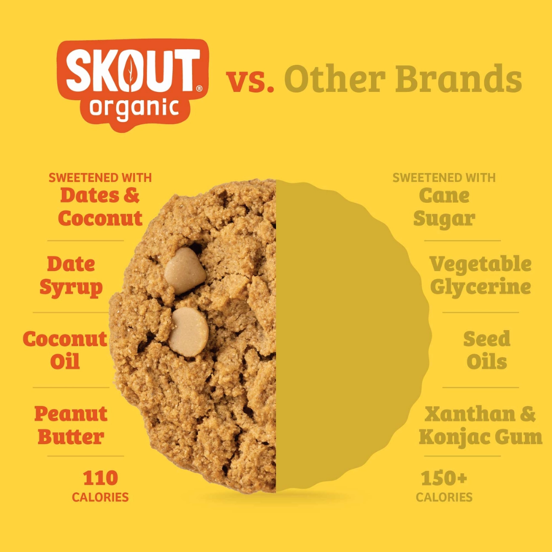 Skout Organic - Peanut Butter Soft Baked Cookies