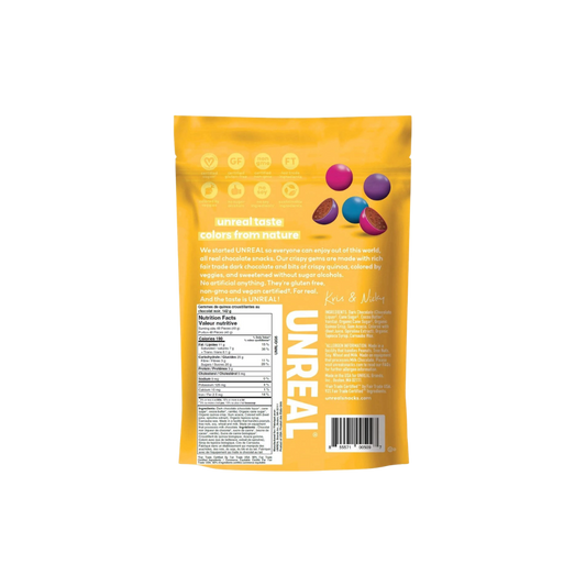 Unreal Dark Chocolate Crispy Quinoa Gems