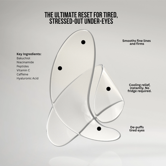 Masque hydrogel raffermissant et lissant pour les yeux Evio Beauty Stress Test