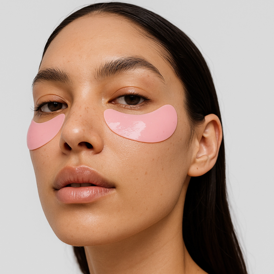 Evio Beauty Pink Perspective Hydrating Hydrogel Eye Mask
