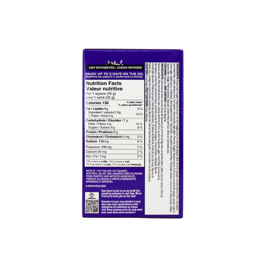 Mid-Day Squares PB&J Grape, 4 Pack