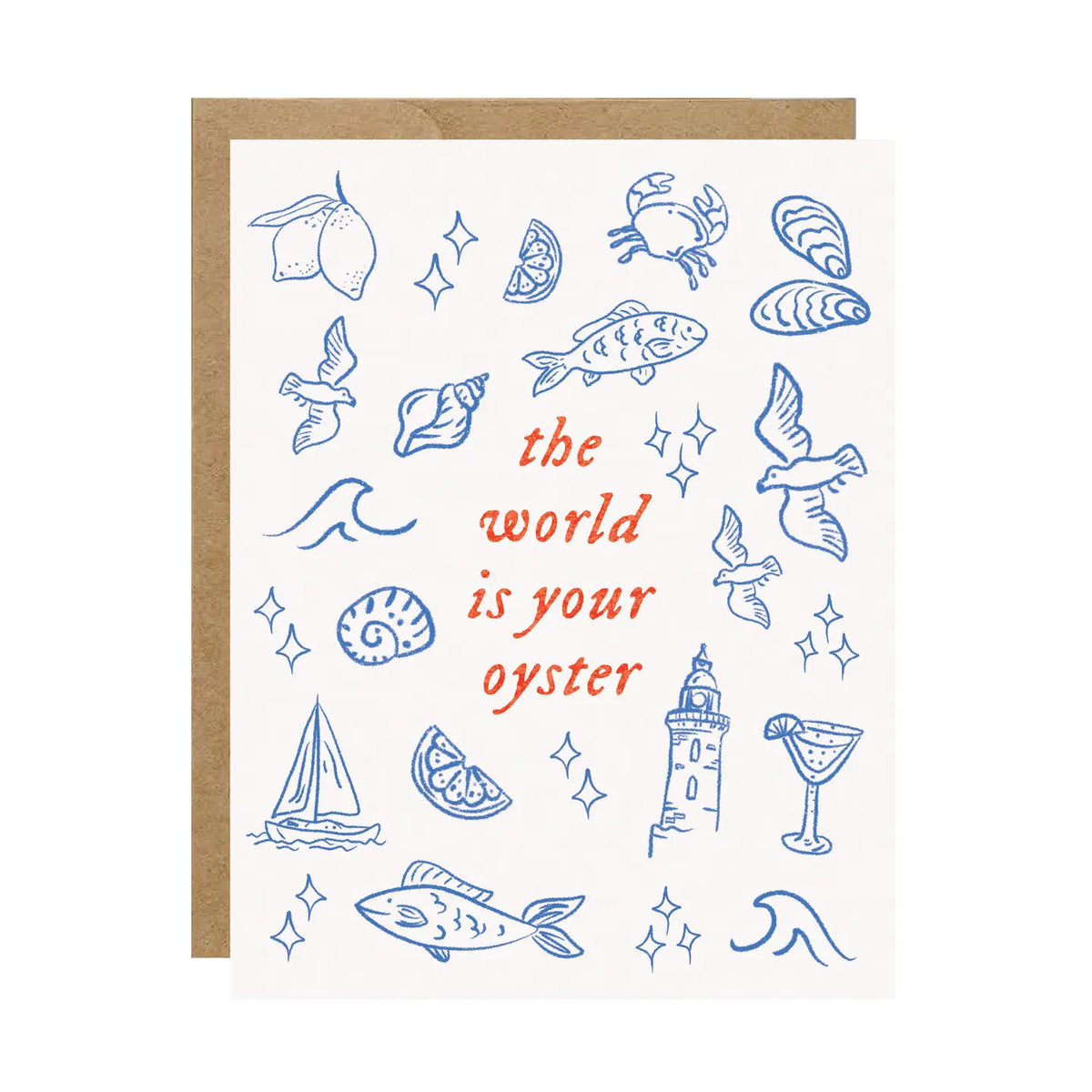 Card - The World Is Your Oyster