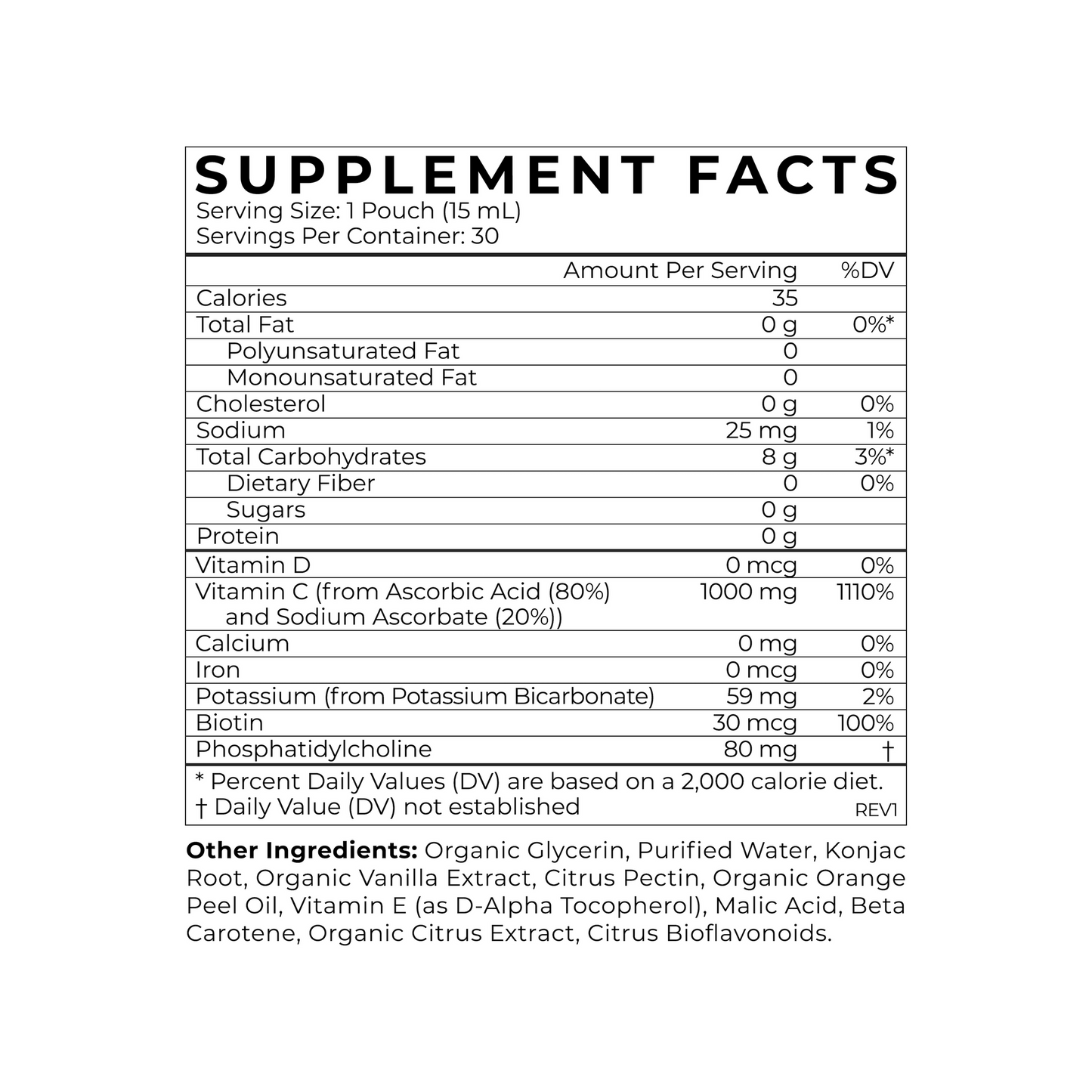 Cymbiotika Vitamin C Pouch