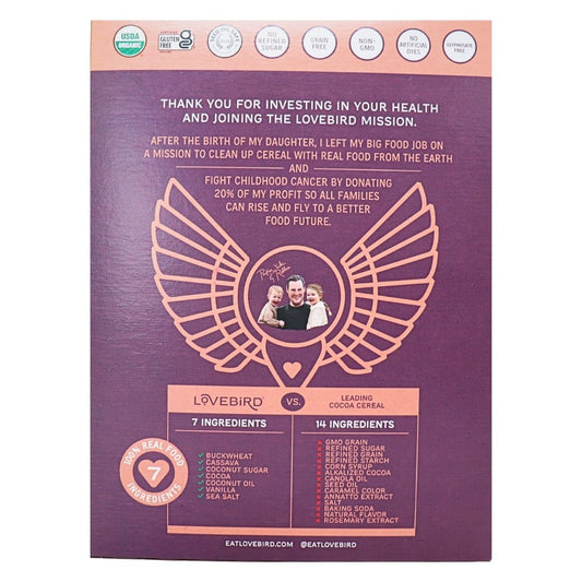 Lovebird Céréales au cacao