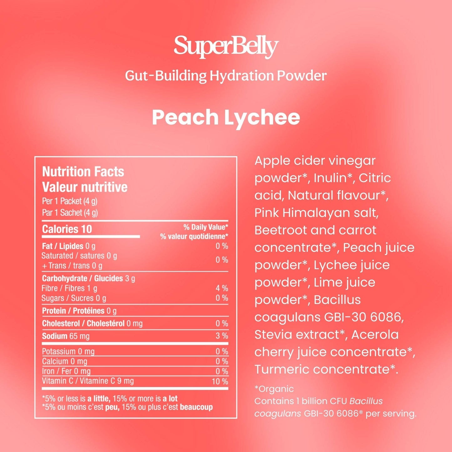 Blume SuperBelly Peach Lychee