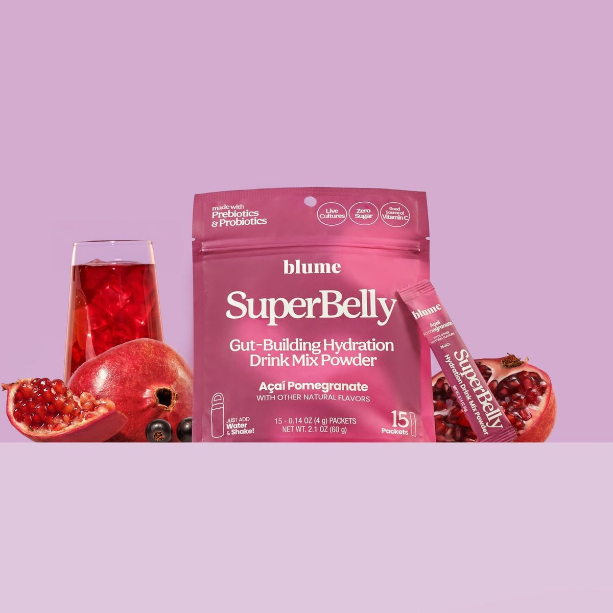 Blume SuperBelly Açai Grenade 