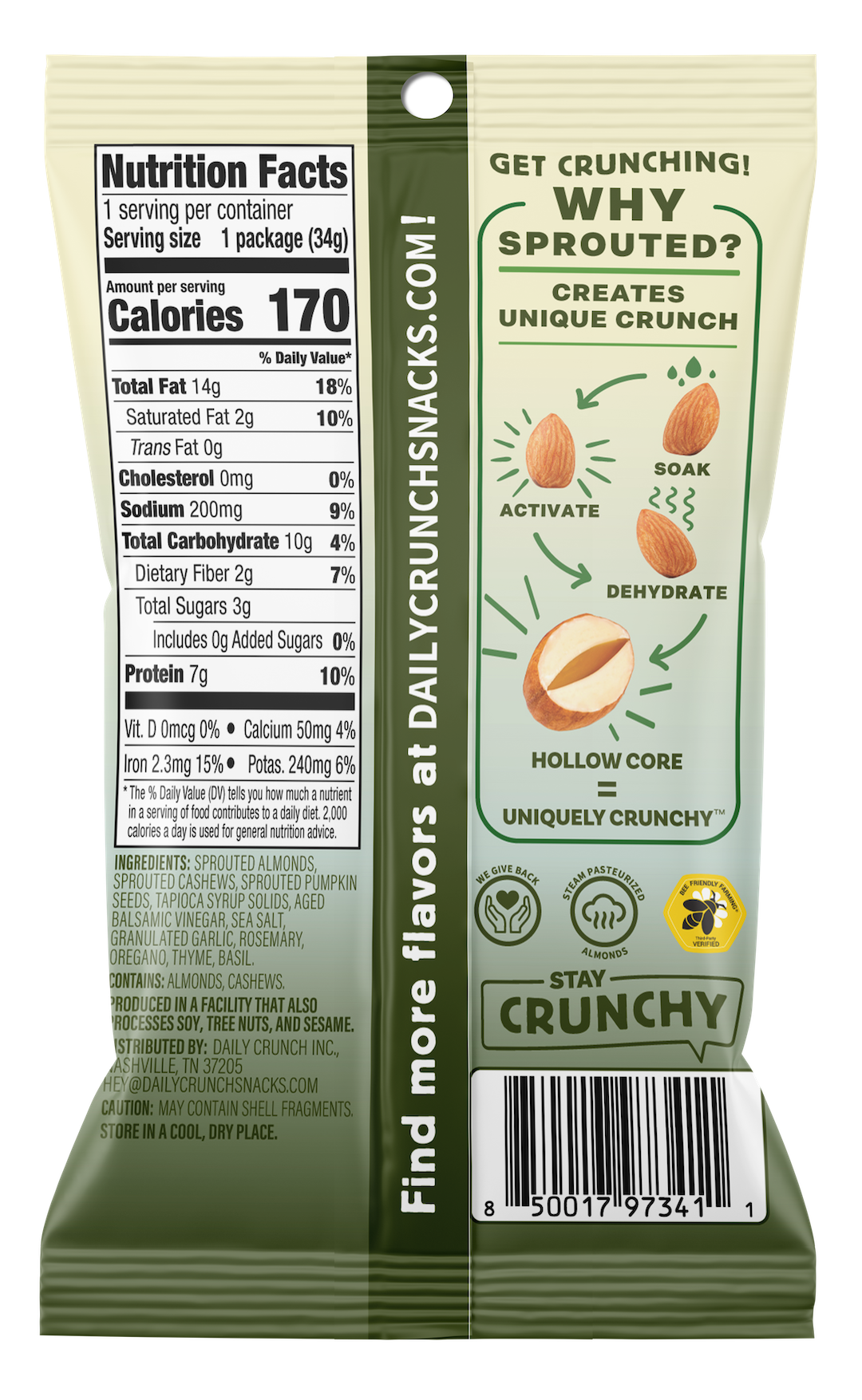 Daily Crunch Packet - Mediterranean Medley