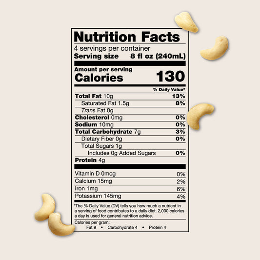 Elmhurst Unsweetened Cashew Milk