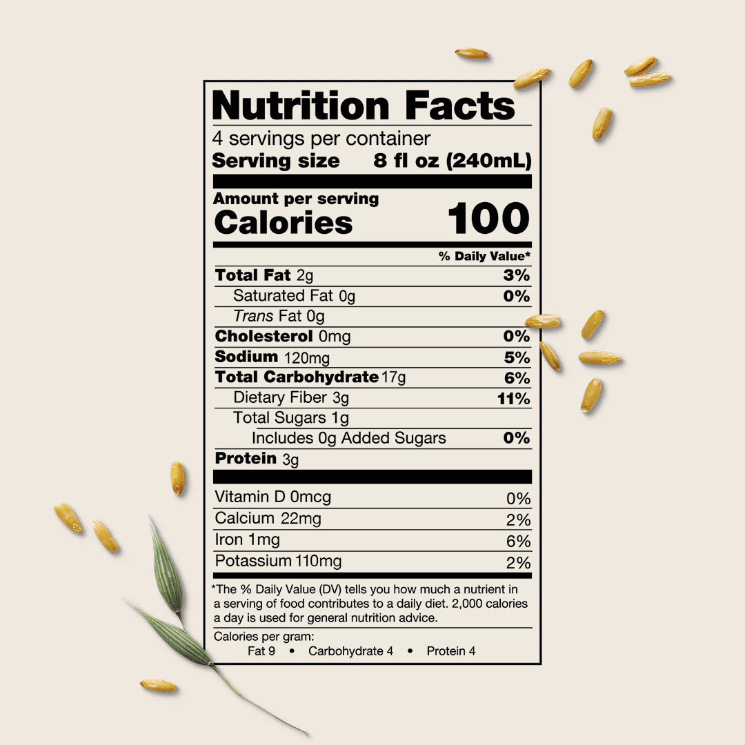 Elmhurst Unsweetened Oat Milk