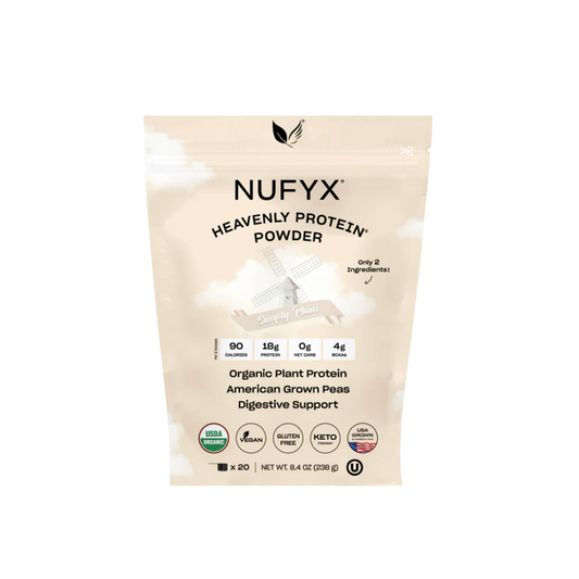 Nufyx Simply Plain Heavenly Protein Powder (20 scoop)