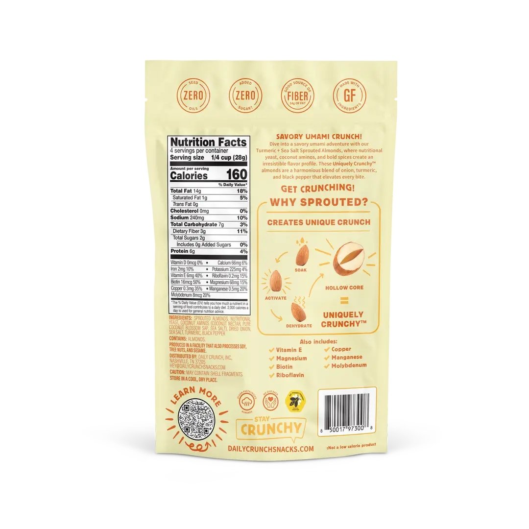 Daily Crunch Bag - Turmeric + Sea Salt