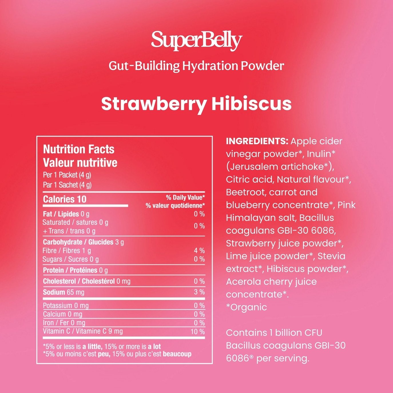 Blume SuperBelly Fraise Hibiscus 