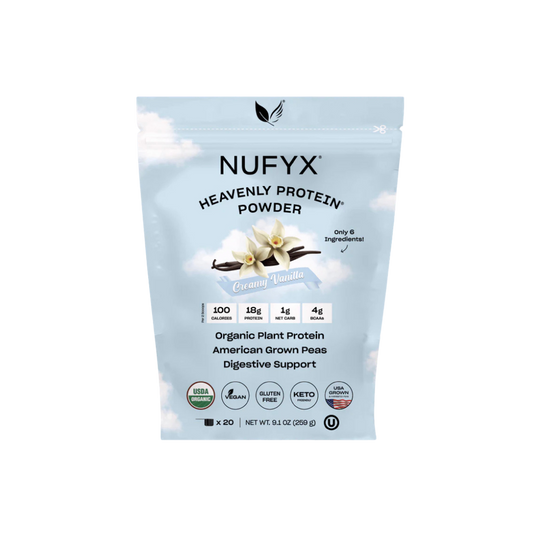 Nufyx Creamy Vanilla Heavenly Protein Powder (20 scoop)