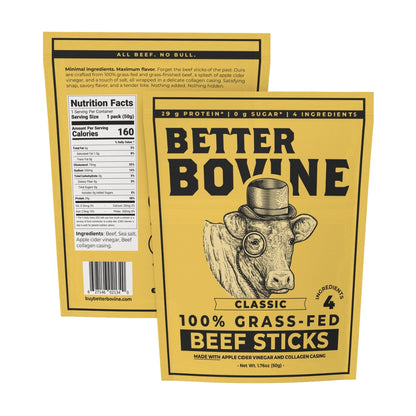 Better Bovine - Grassfed Beef Sticks