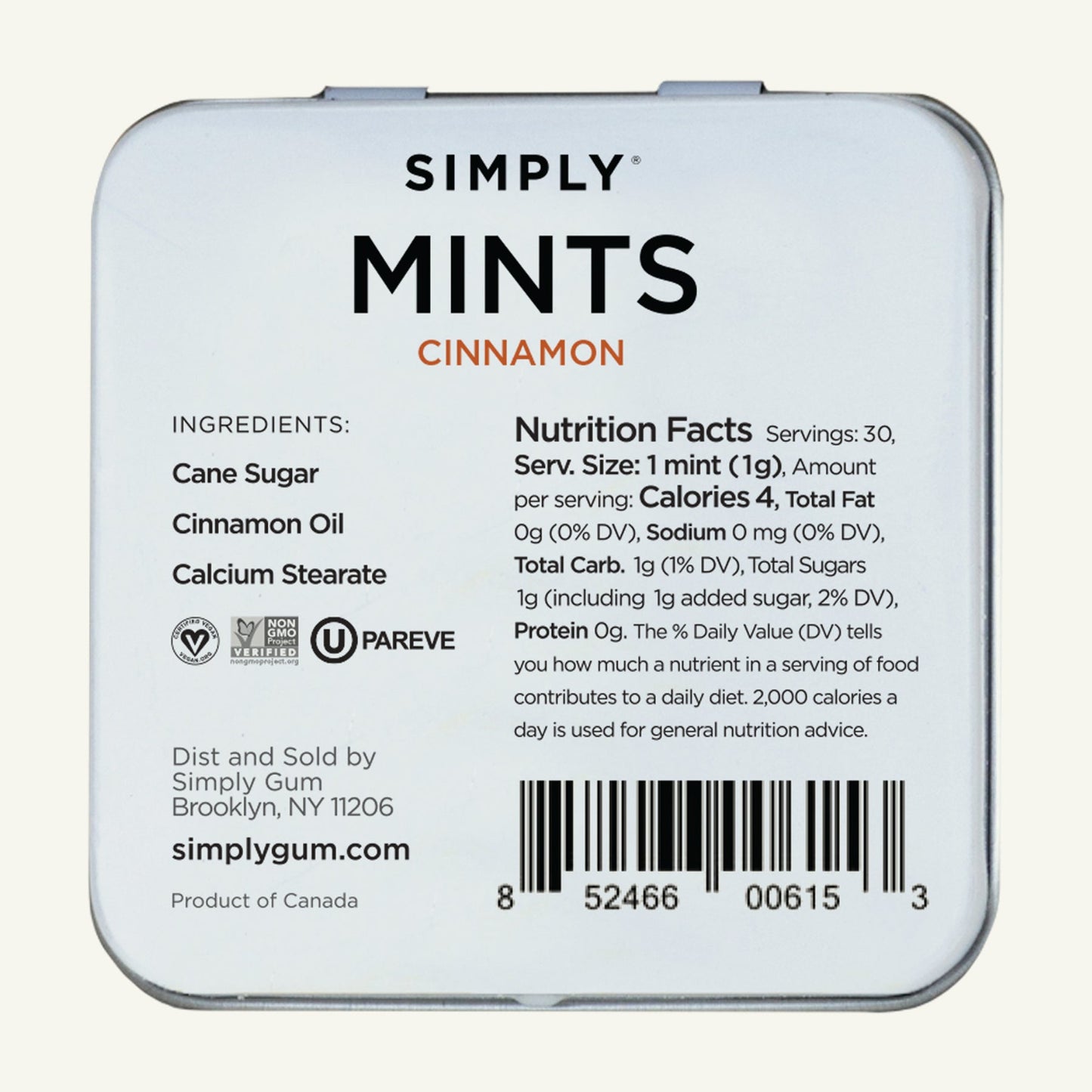 Simply Mints à la cannelle