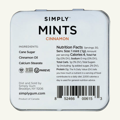 Simply Mints à la cannelle