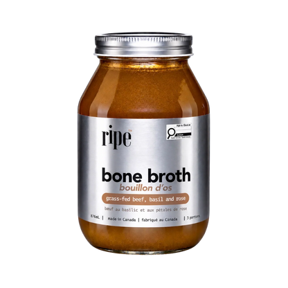 Ripe - Grass-Fed Beef Bone Broth with Basil & Rose