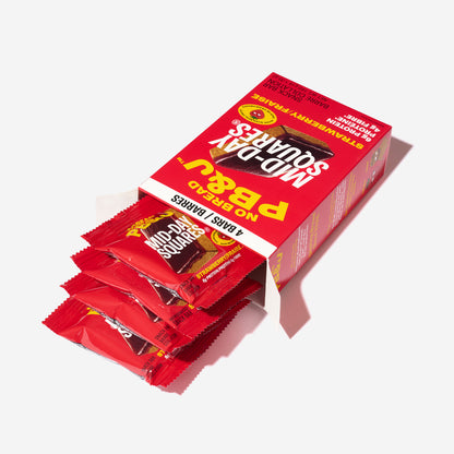 Mid-Day Squares PB&J Strawberry, 4 Pack