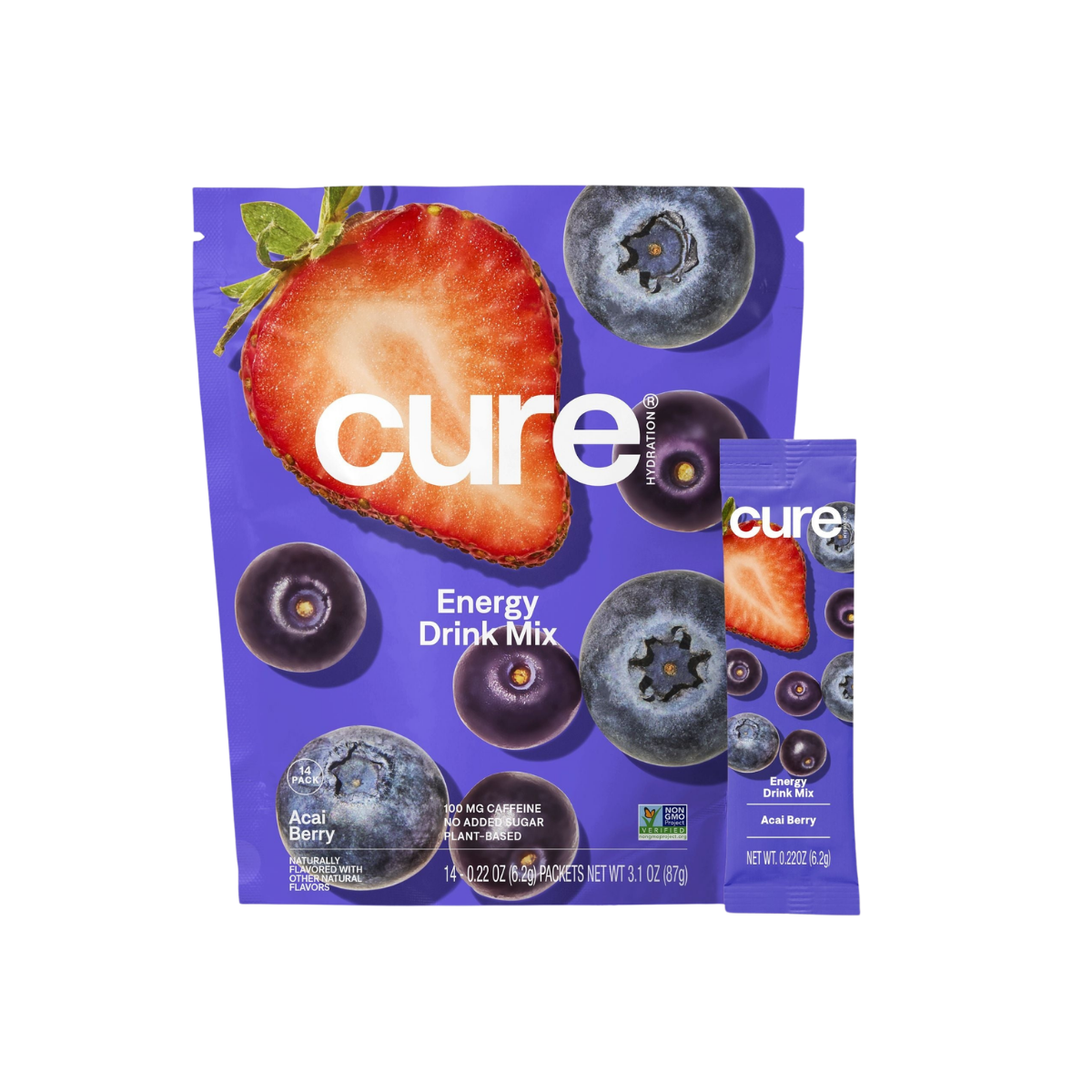 Cure Hydration Energy Mix - Acai berry (Packet)
