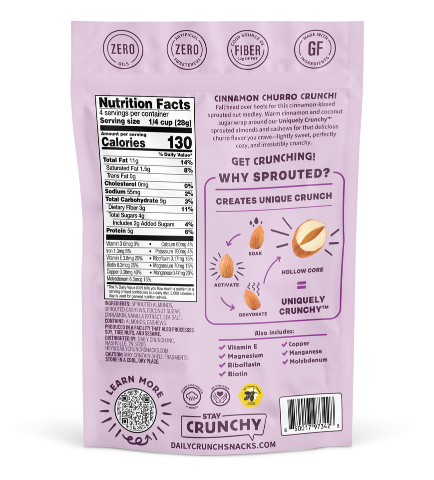 Daily Crunch Bag - Cacao + Sea Salt