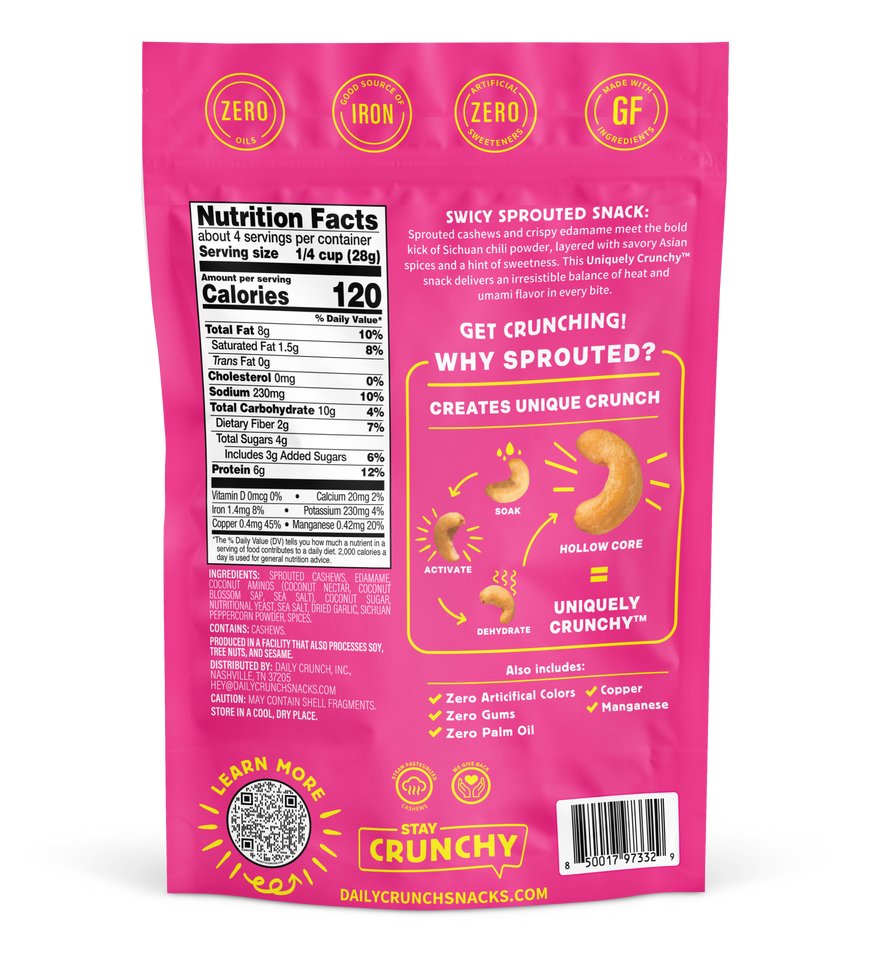 Daily Crunch Bag -Sweet & Spicy Sichuan