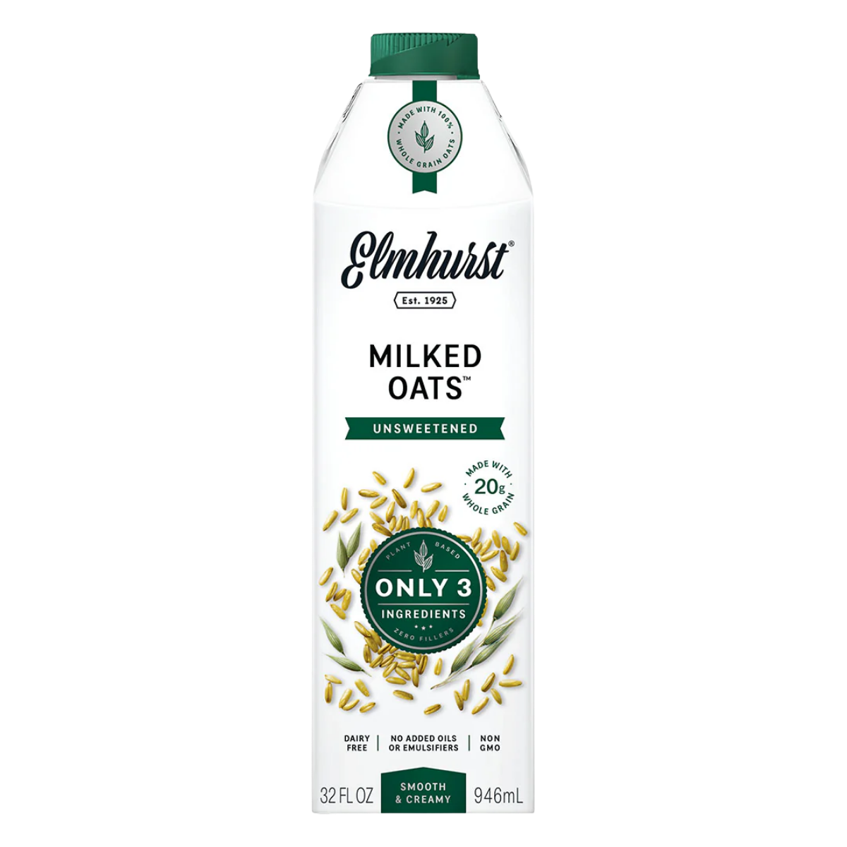 Elmhurst Unsweetened Oat Milk