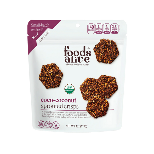Foods Alive Sprouted Crisps Coco-coconut
