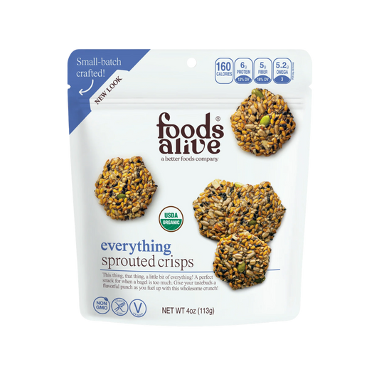 Foods Alive Sprouted Crisps Everything