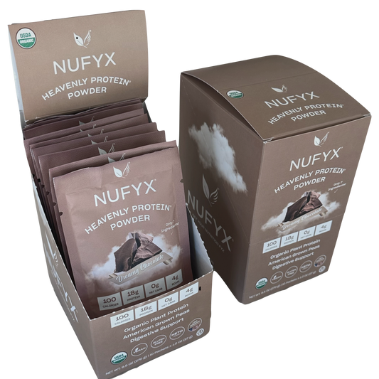 Nufyx Dreamy Chocolate Heavenly Protein Powder (Packet Box)