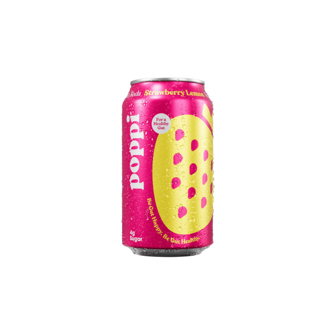 Poppi Strawberry Lemon Prebiotic Soda