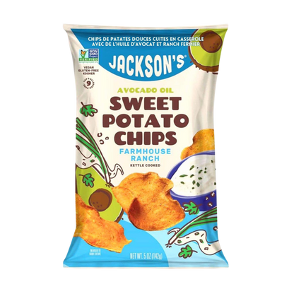 Jackson's Chips de patate douce Farmhouse Ranch
