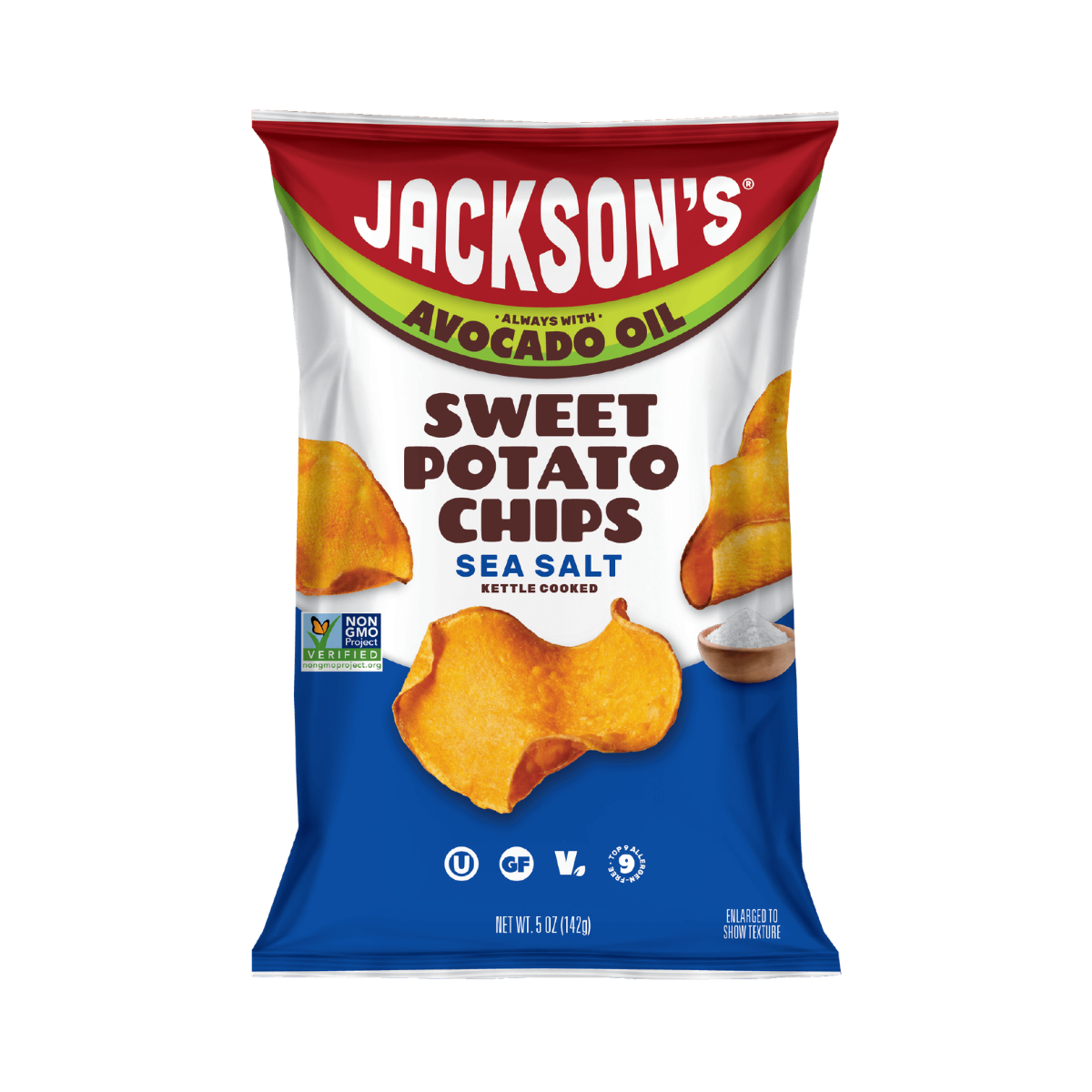 Jackson's Chips de patates douces Jackson's à l'huile d'avocat