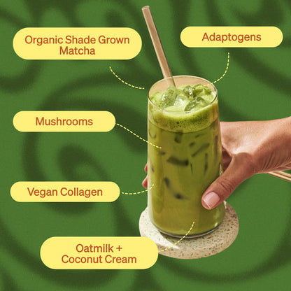 Clevr Superlatte au miel, pistache et matcha 