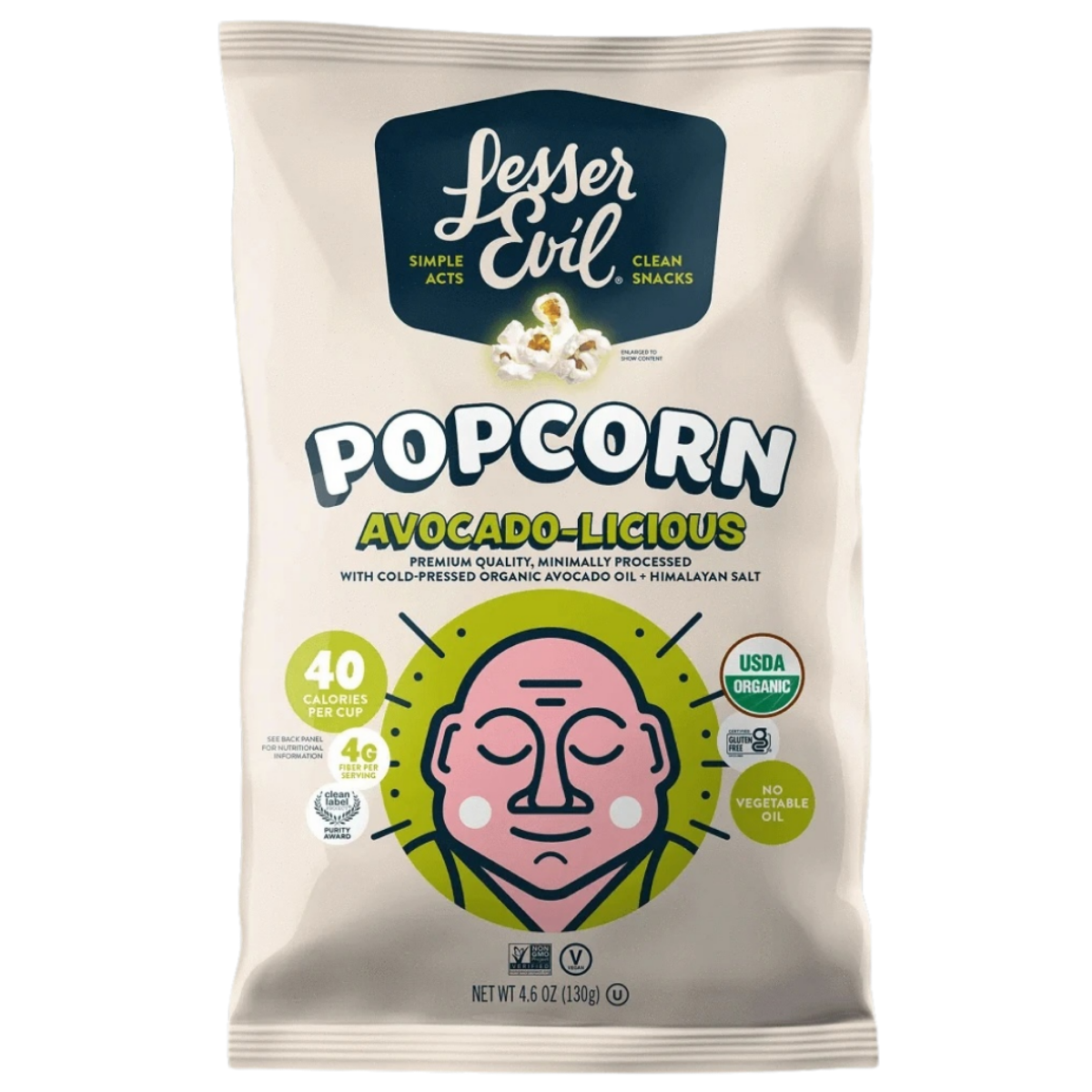 Lesser Evil Avocado-licious 142g